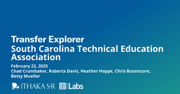 Transfer Explorer at SCTEA