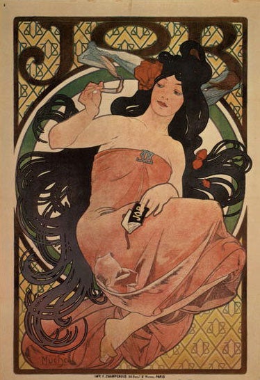 Alphonse-Mucha-JOB-Poster-1897-lithograph