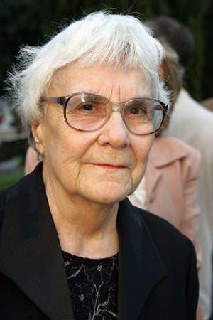 Novelist Harper Lee