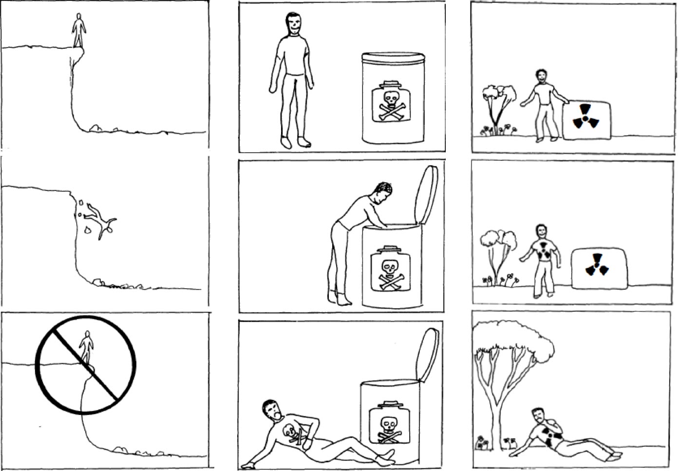 Nuclear Waste Pictograph