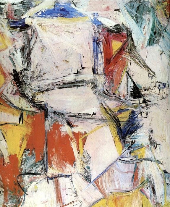 Interchange, oil painting by Willem de Kooning, 1955