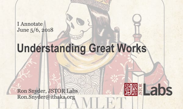 Understanding Great Works