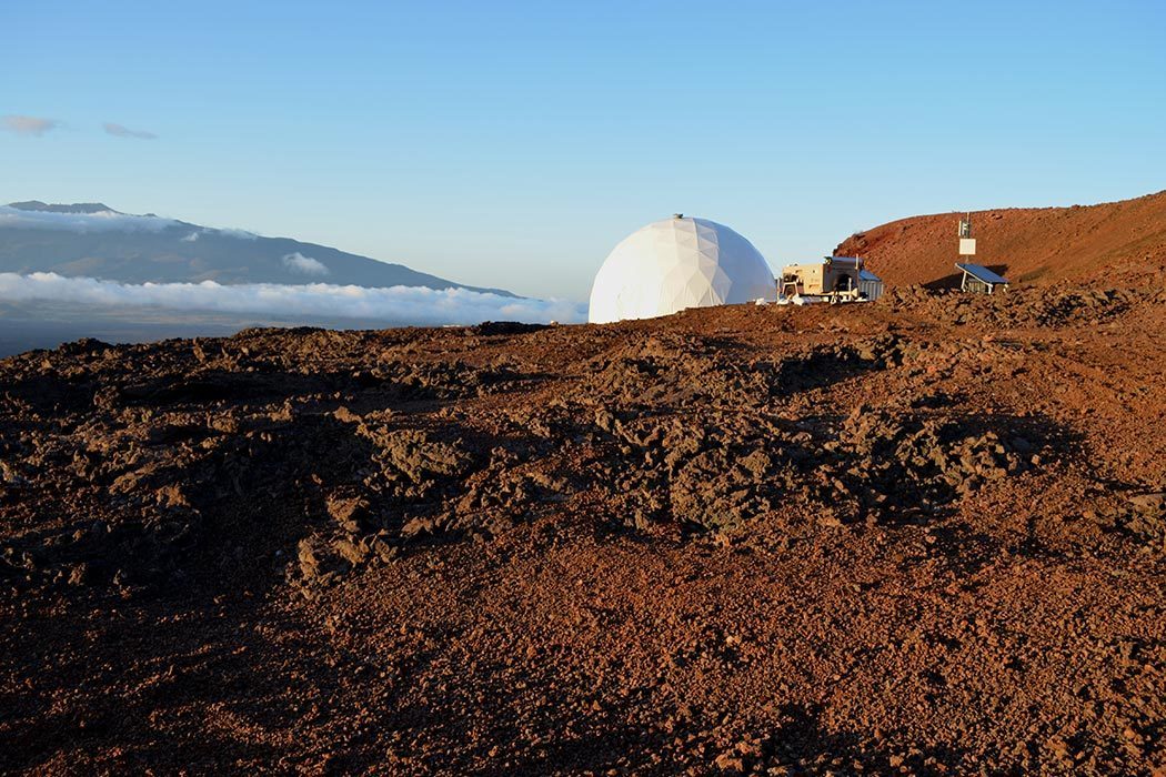 The habitat at sunset - photo by Sian Proctor
University of Hawai`i at Manoa