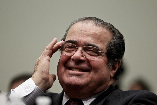 Supreme Court Associate Justice Antonin Scalia testifies before the House Judiciary Committee's Commercial and Administrative Law Subcommittee on Capitol Hill May 20, 2010 in Washington, DC.