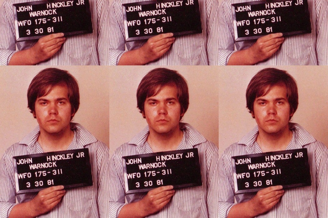 John Hinckley Jr mugshot