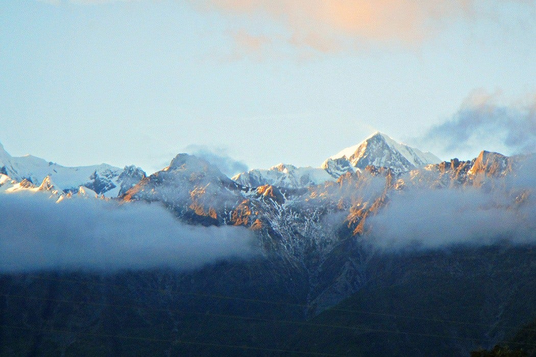 Southern Alps in New Zealand