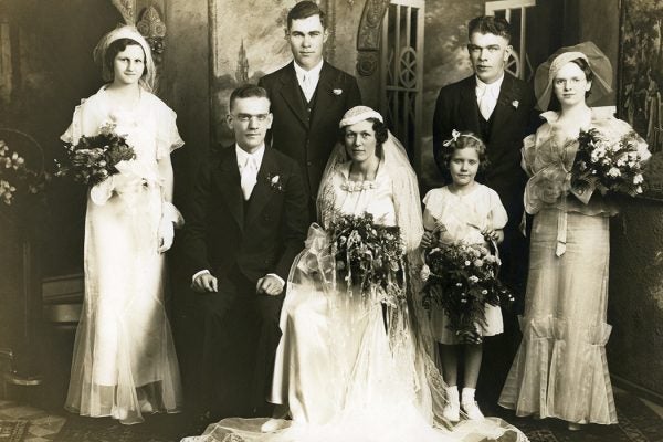 Old wedding photo