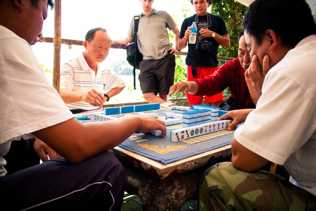 Mahjong players