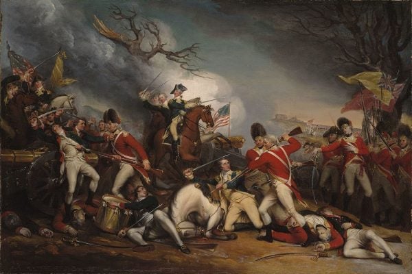 The Death of General Mercer at the Battle of Princeton, January 3, 1777