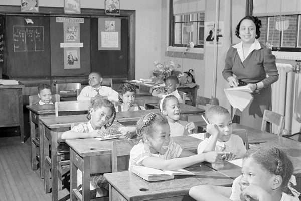 DC African-American classroom, 1942