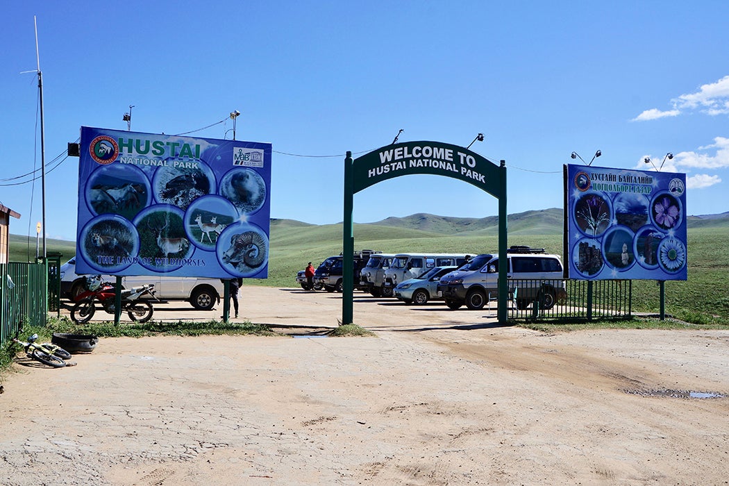 Entrance to Hustai National Park