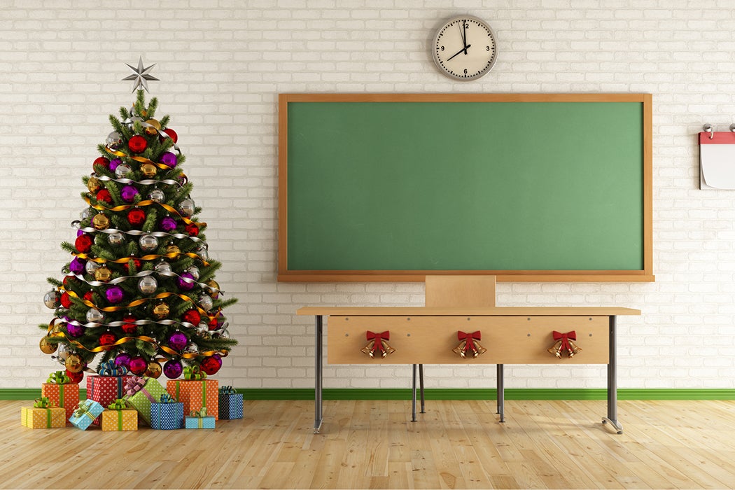 Christmas classroom