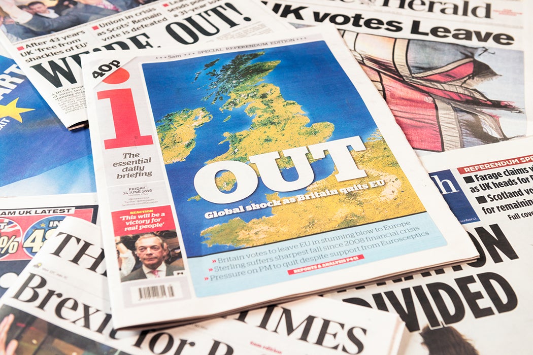 Brexit referendum headlines