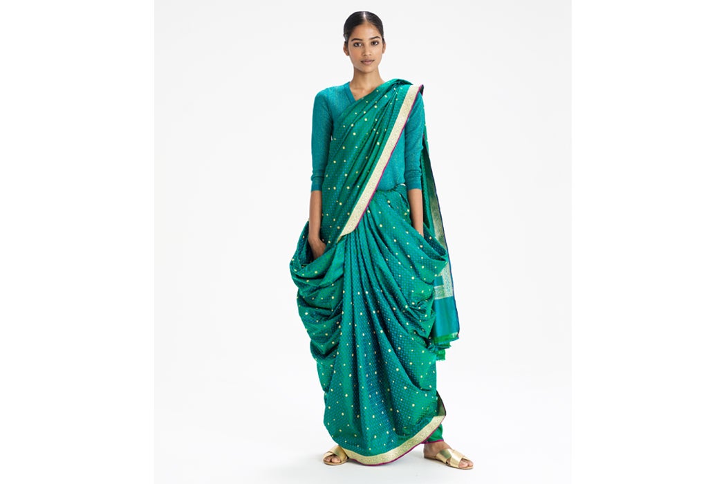 Sari drape