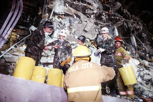 Oklahoma City bombing first responders