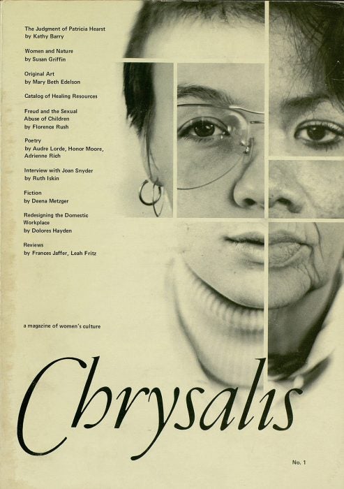 The cover of the first issue of Chrysalis Magazine