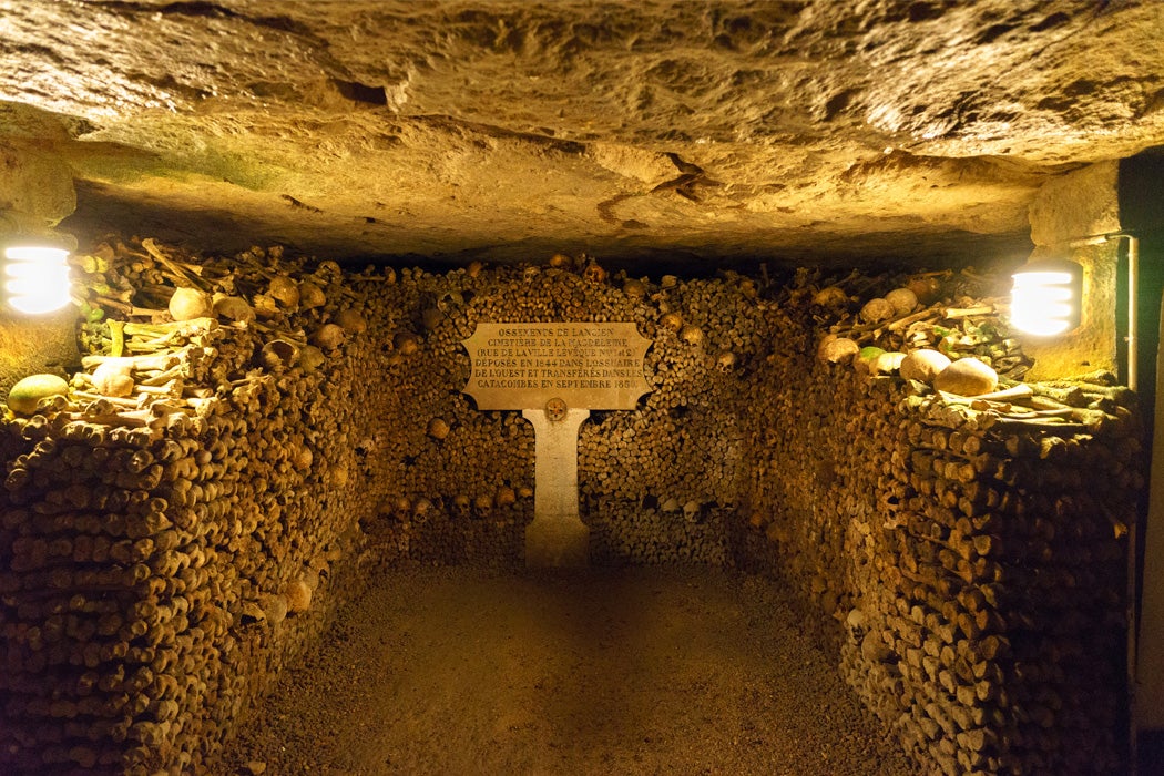 Paris catacombs