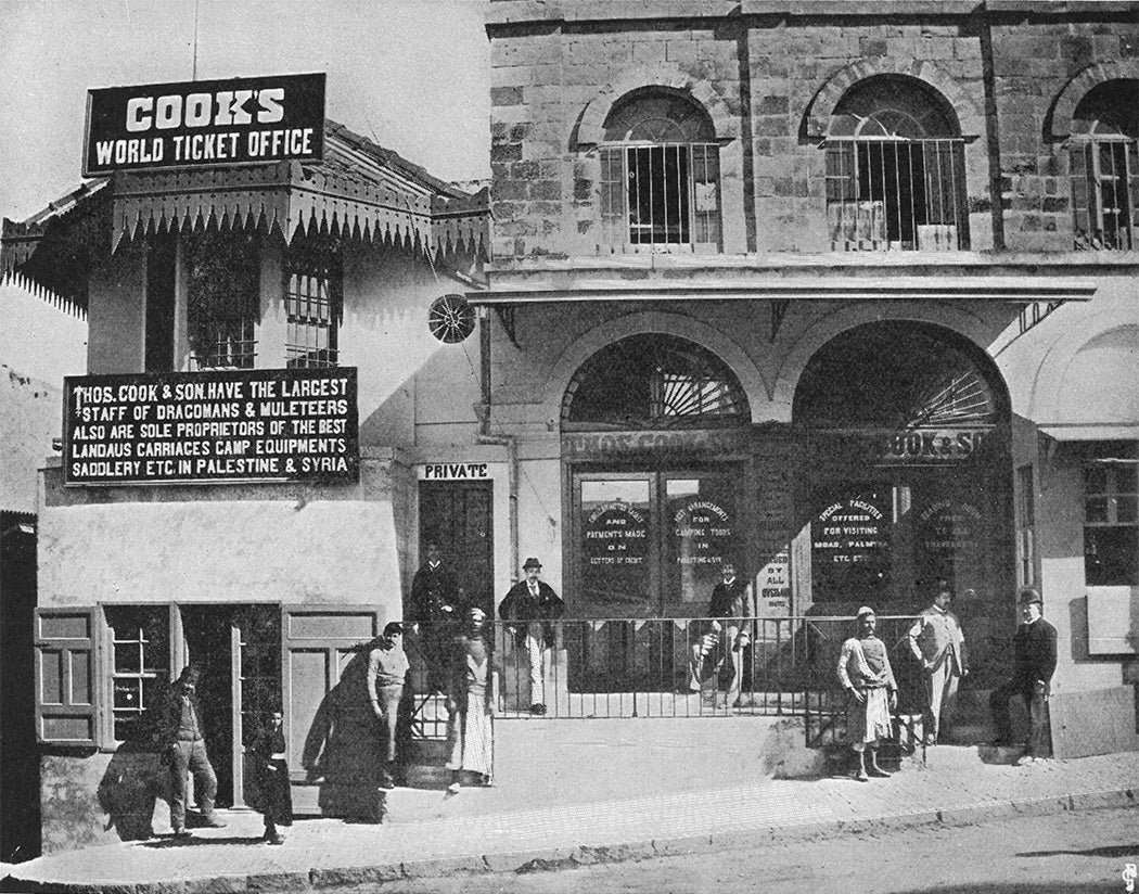 Thomas Cook's World Ticket Office in Jerusalem.