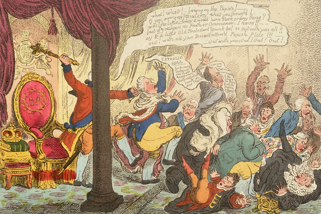 An illustration by James Gillray, 1807