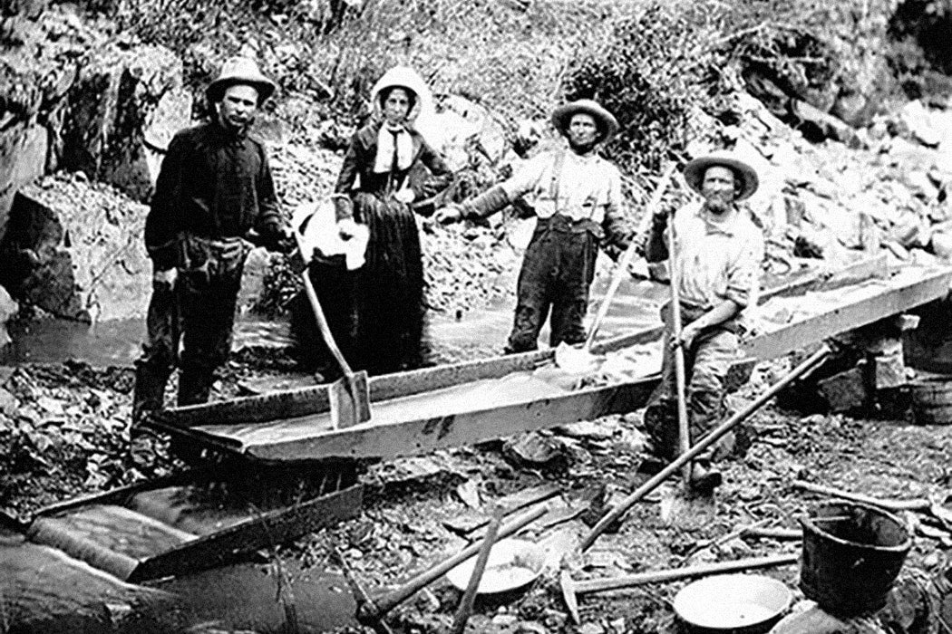 Women and men in the California Gold Rush, 1850