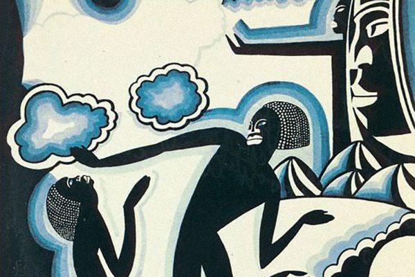 African Phantasy : Awakening by Winold Reiss