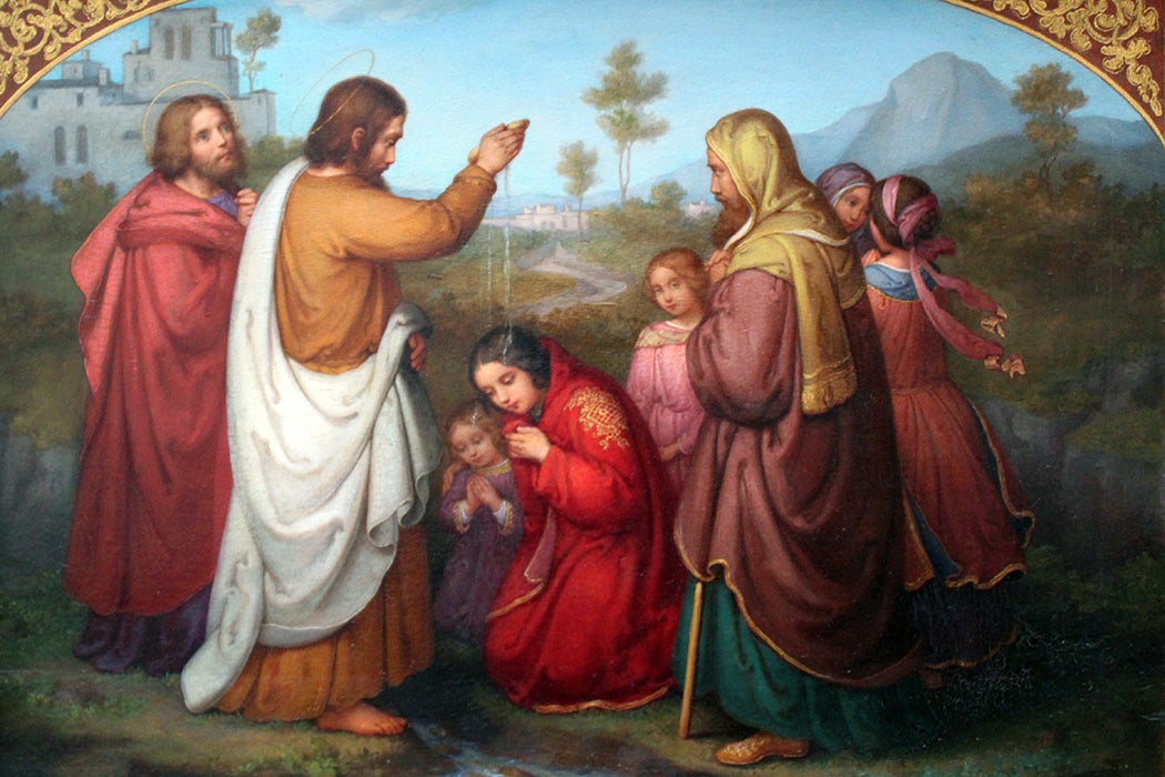 Baptism of Lydia by Marie Ellenrieder, 1861