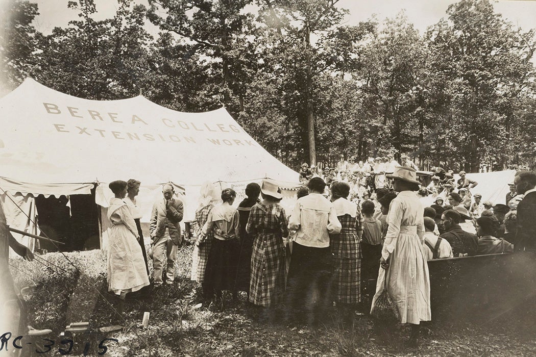 Berea College sends its extension workers into remote communities