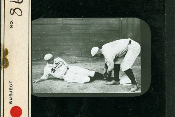 Jack Smith, an outfielder for the St. Louis Cardinals and Del Gainer, a first baseman for the St. Louis Cardinals