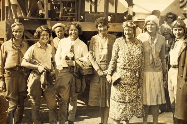 Pancho Barnes and the Powder Puff Derby at Long Beach, California circa 1930-1931