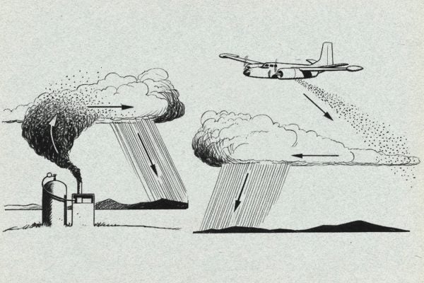 Cloud seeding