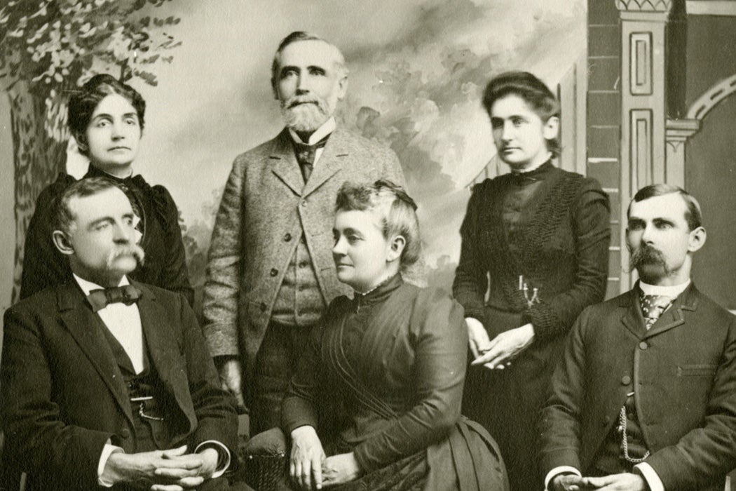 Lyman Stewart and his family