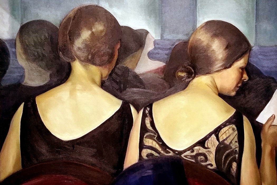 At the Theatre, Prudence Heward, 1928