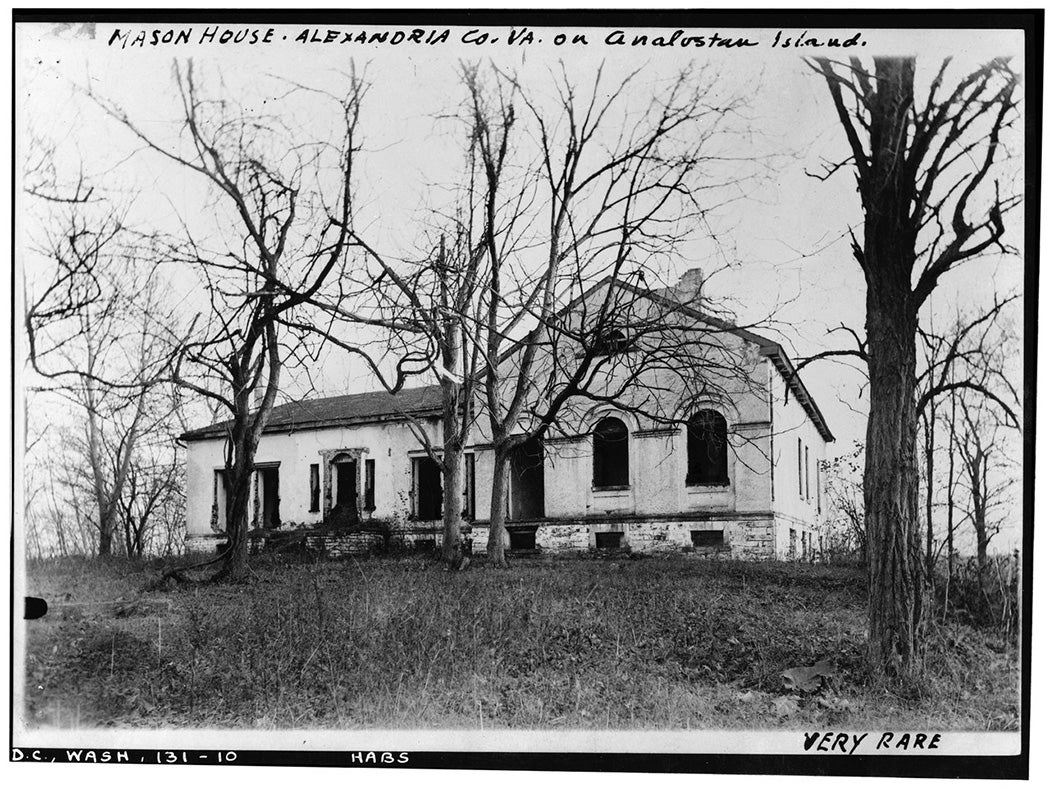 General John Mason House, Theodore Roosevelt Island, Washington, DC