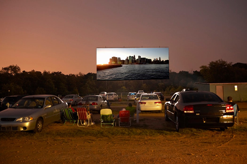 Drive in movie theater