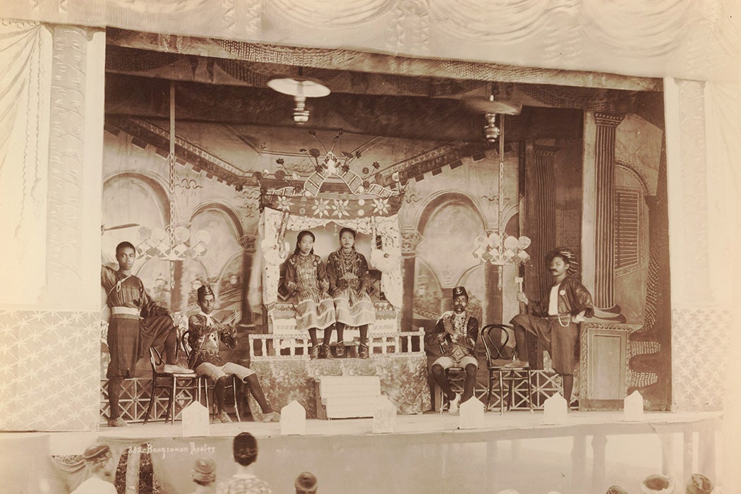 Bangsawan, Malay opera Penang, circa 1895