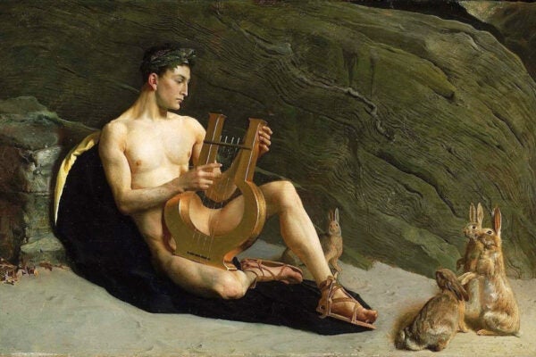 Orpheus by George de Forest Brush, 1890