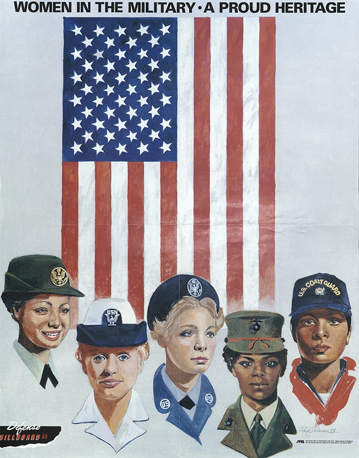 "Women in the Military - A Proud Heritage."