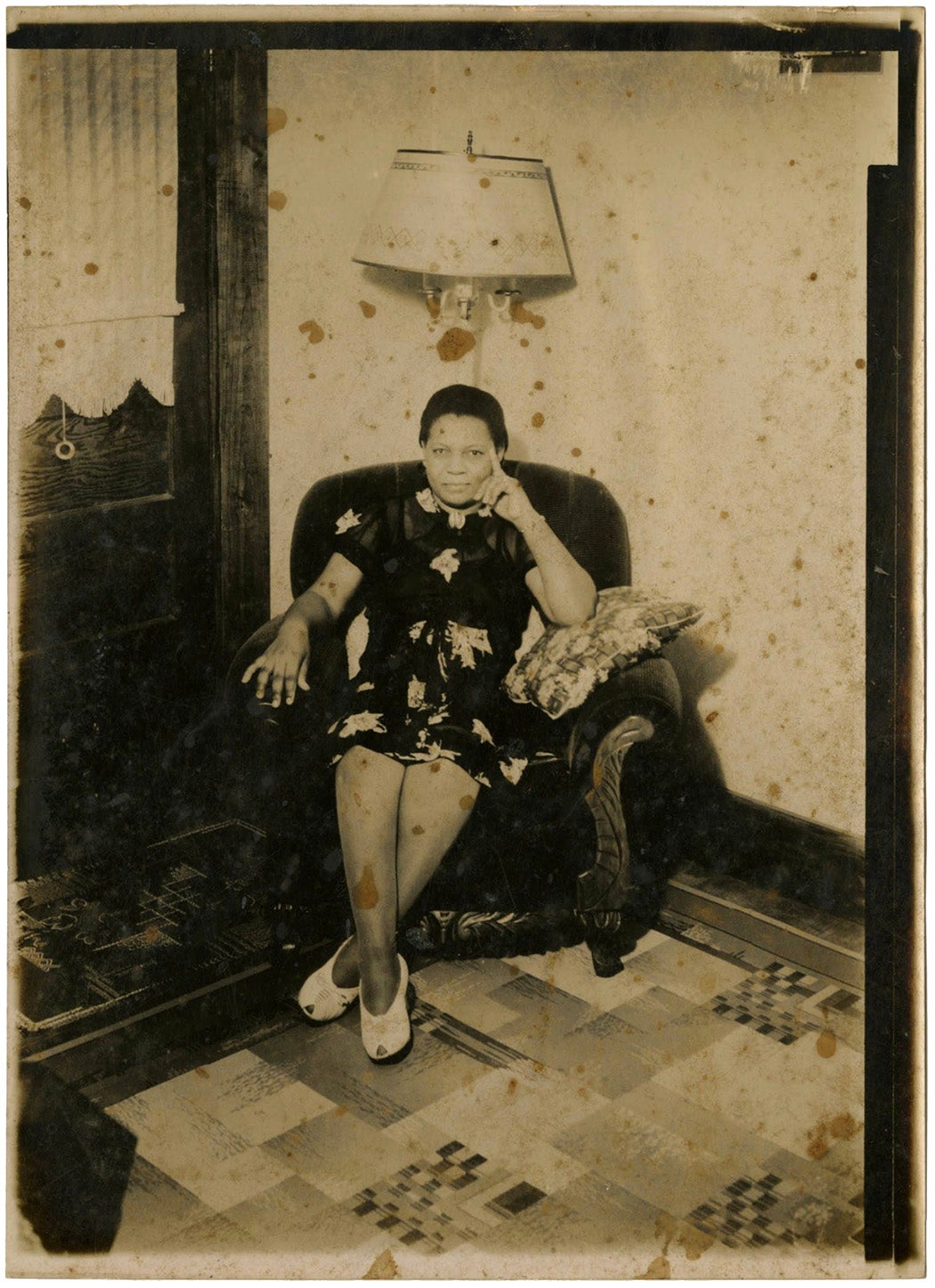 Photograph of an Unidentified Woman Seated in a Chair