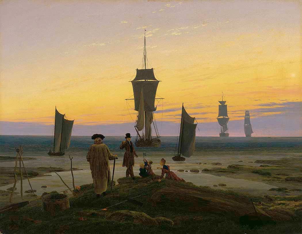 The Life Stages by Caspar David Friedrich, 1834 via Wikimedia Commons 