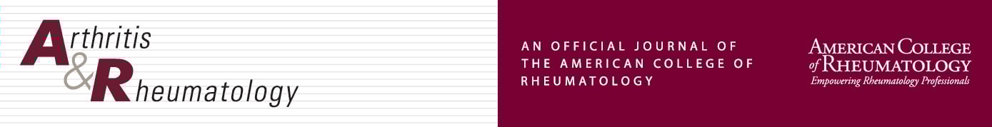 Arthritis & Rheumatism