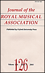 Journal of the Royal Musical Association