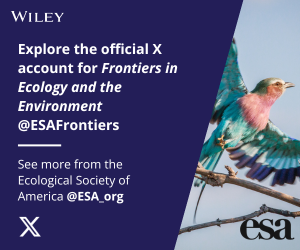 Explore the official X account for Frontiers in Ecology and the Environment