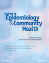 Journal of Epidemiology and Community Health: 63 (11)