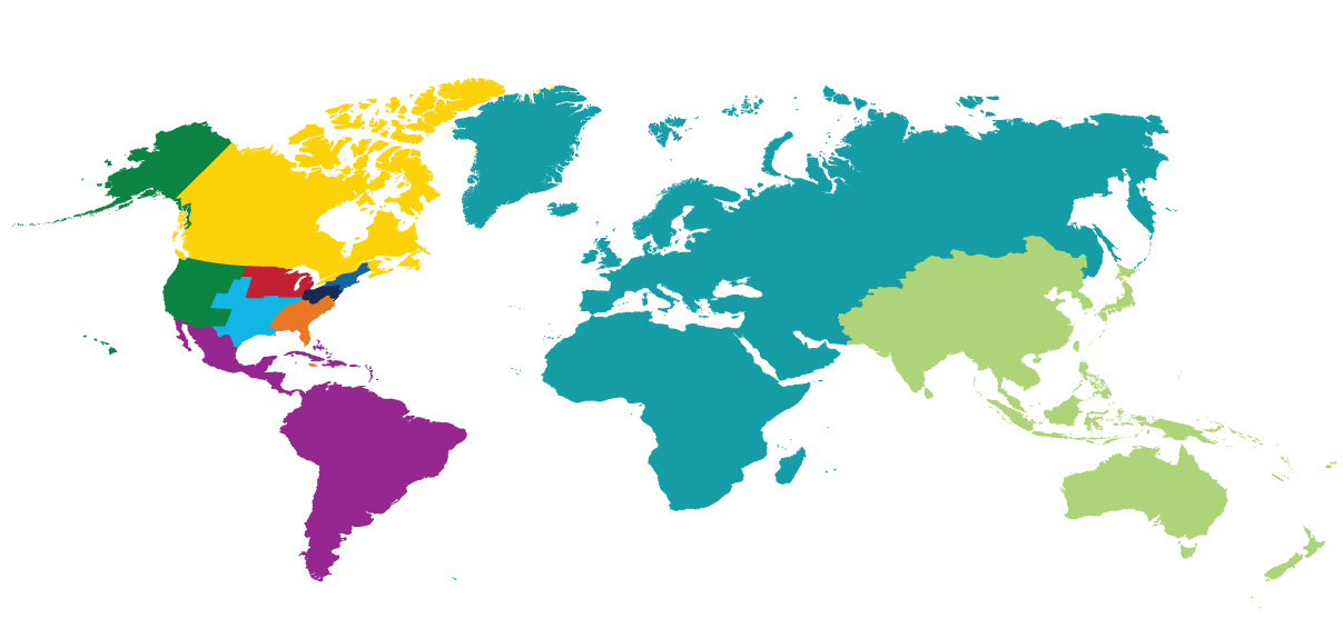 IEEE Regional Map