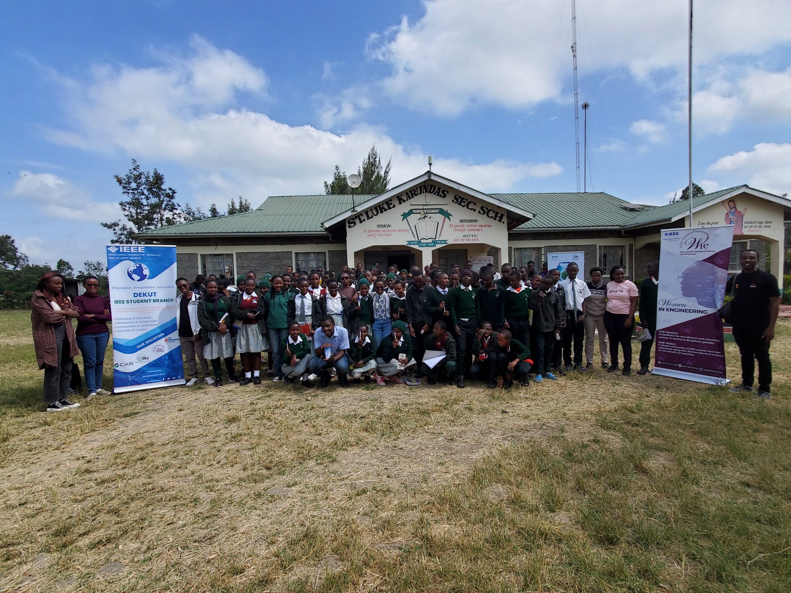 St Luke's Karundas Secondary School and Gathungururu Girls High School Mentorship - Dedan Kimathi University of Technology