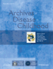 Archives of Disease in Childhood: 94 (3)