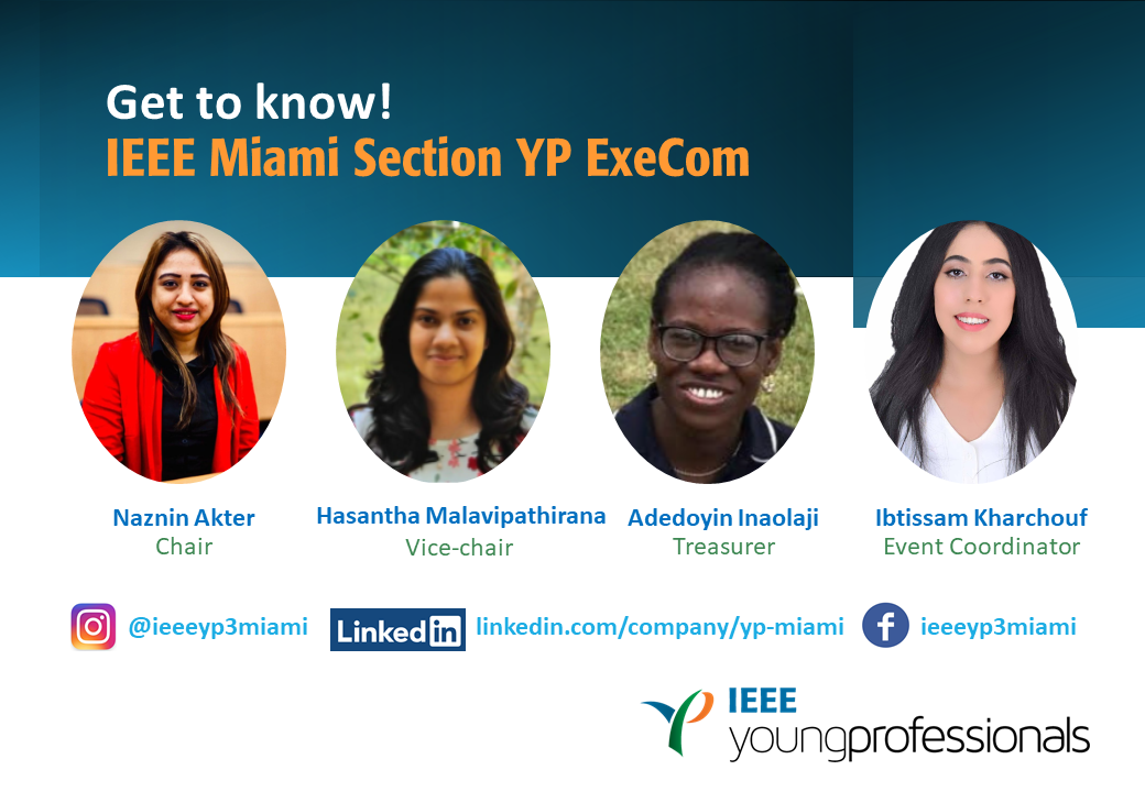 Read more about the article New IEEE YP Affinity Group in the Region 3 Miami Section: Reflections, Plans and Ideas