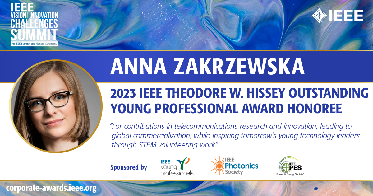 Read more about the article Spotlight on IEEE YP Hissey Outstanding YP Award Recipient, Dr Anna Zakrzewska