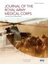 Journal of the Royal Army Medical Corps: 163 (4)