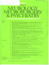 Journal of Neurology, Neurosurgery & Psychiatry: 54 (8)